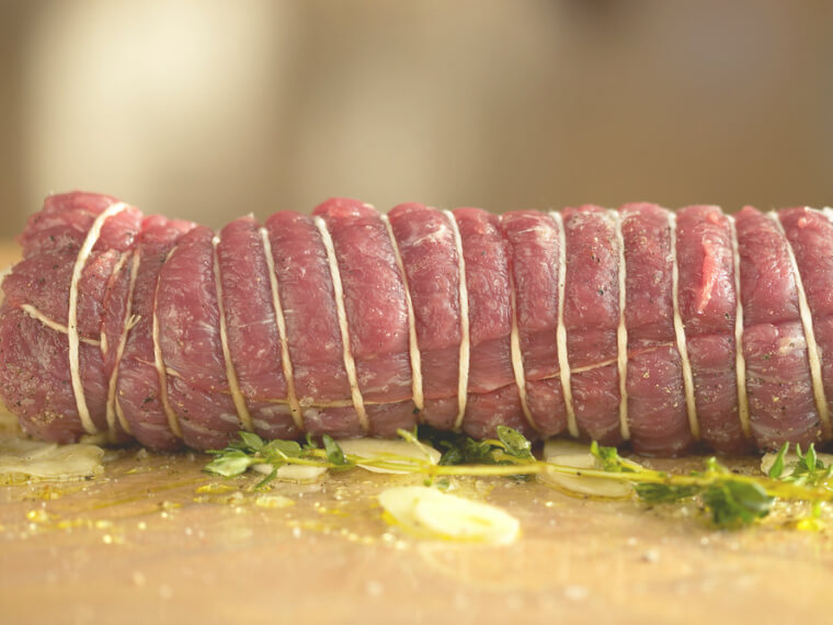 Roasted Lamb Loin with Pommes Boulangère